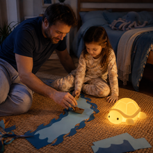 Family ocean-themed bedtime ritual with Tidelune