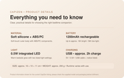 CapiZen capybara night light technical specifications – image 8