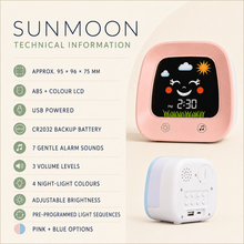 SunMoon day/night sleep trainer technical information