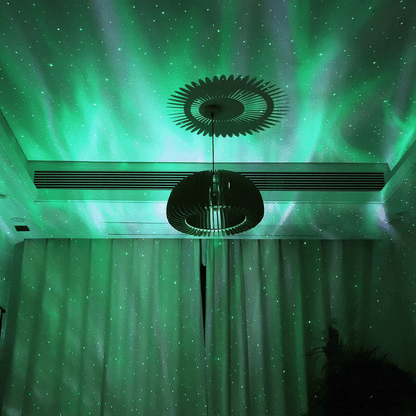 LumiScope aurora projection effect