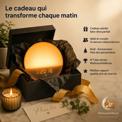 Sunrise alarm clock as a thoughtful gift