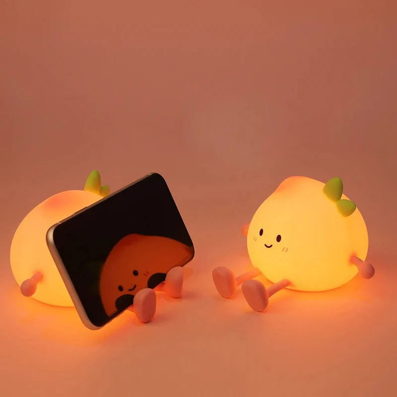 LumiPeach soft peach night light
