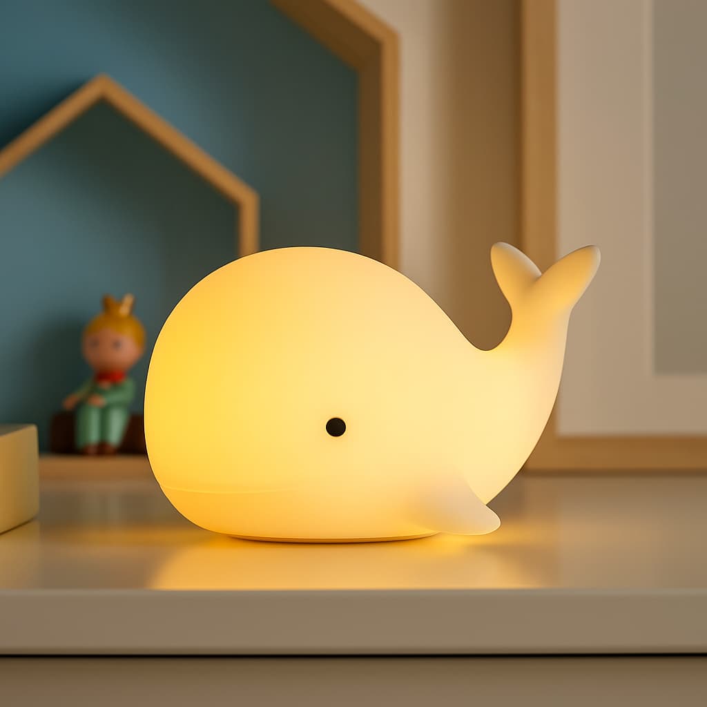 BaliLuz whale baby night light